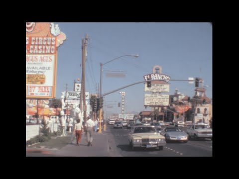Las Vegas 1983 archive footage