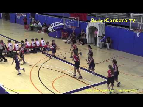Final ALEVÍN Fem. 1ºaño  CORAZONISTAS vs. RICOPIA ALCALÁ. Cpto.Sub11F Madrid 2015 (BasketCantera.TV)
