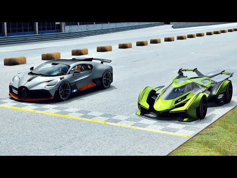 Lamborghini V12 Vision GT vs Bugatti Divo at Old Monza