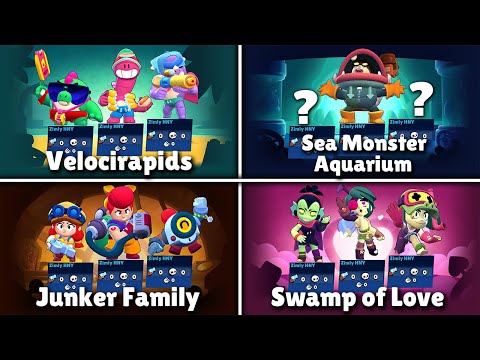 All 39 Trios Losing & Winning Animations | Glowbert, Pierce in Brawl Stars