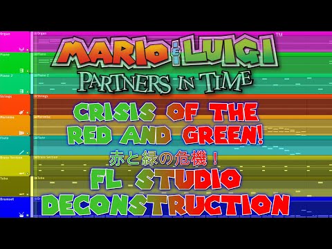 Mario & Luigi: Partners In Time - Crisis of the Red and Green! - FL Studio Deconstruction