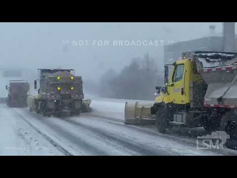 01-29-2022 Boston, MA - Blizzard Impacts Boston Metro with Stranded Traveler Interview (SOT)