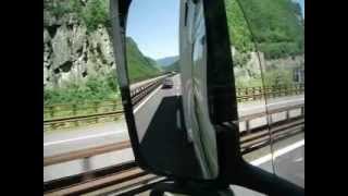 preview picture of video 'Brenner-Autobahn from Italy to Austria'