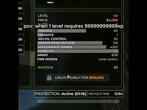 pov: when 1 level requires 99999999999xp #criminality #roblox