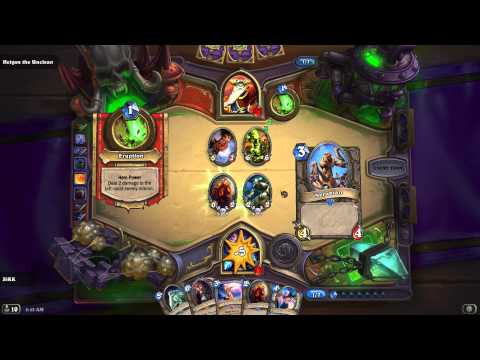 Curse of Naxxramas - Jaina vs Heigan the Unclean - Mage Class Challenge
