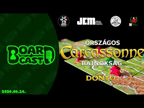 Országos Carcassonne döntő - BoardCast