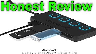 Video thumbnail for Sabrent 4-Port USB 3.0 Hub with Individual LED Power Switches (HB-UM43) by Scotts Honest Reviews