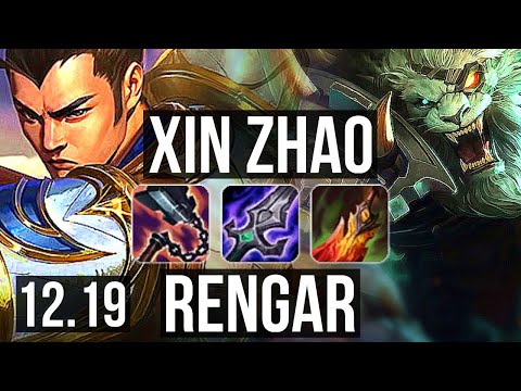 XIN ZHAO vs RENGAR (JNG) | 1.2M mastery, 15/5/14, 300+ games | EUW Master | 12.19