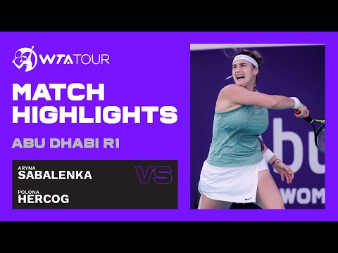 Aryna Sabalenka vs. Polona Hercog  | 2021 Abu Dhabi First Round | WTA Highlights
