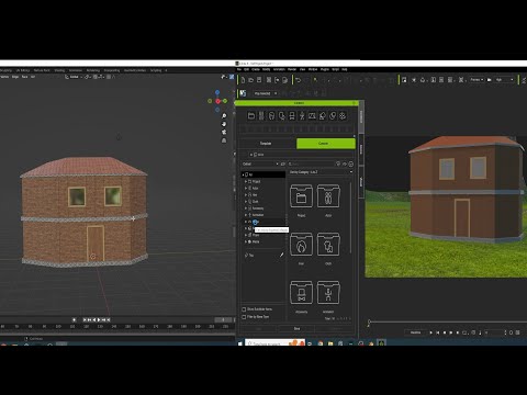 Creating custom buildings props for iclone 8 from blender