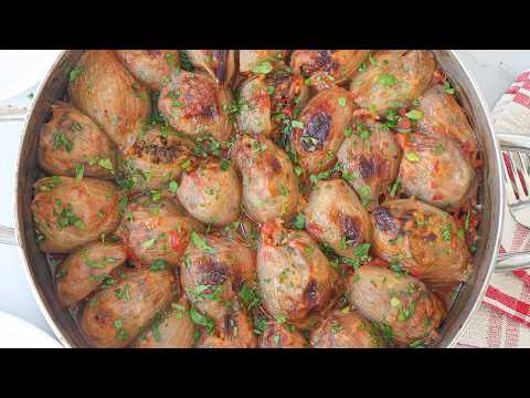 Stuffed Onions with Beef and Rice | Melt-in-Your-Mouth