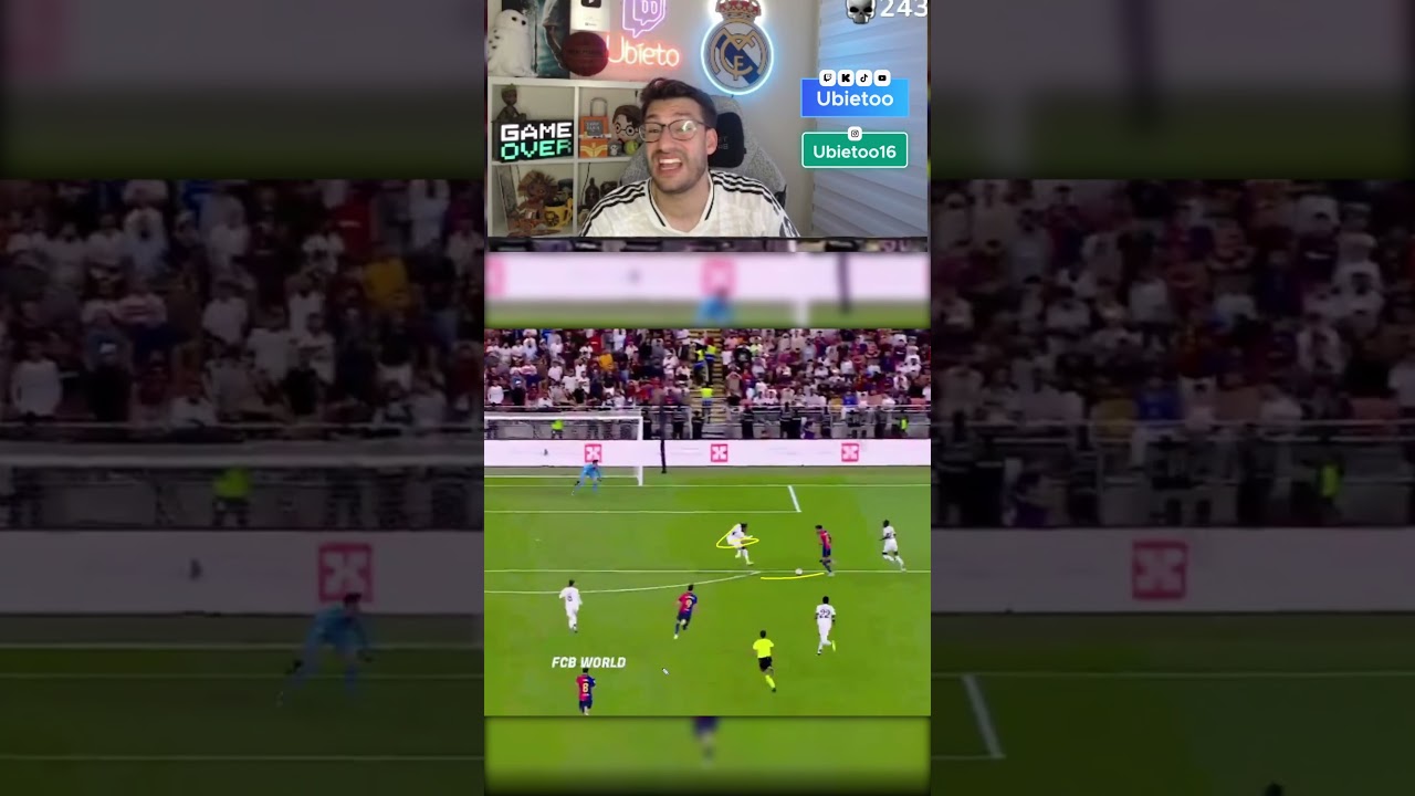 Golazo de Lamine Yamal #futbol #realmadridfc #ubietoo #fcbarcelona #lamineyamal #shortsvideo