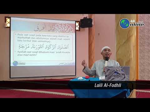 Tuhfatul Athfaal 2019 Episode 9D - Waqaf pada Ta Marbuthah yang Sebelumnya Mad Kata : الصلاة، الزكاة