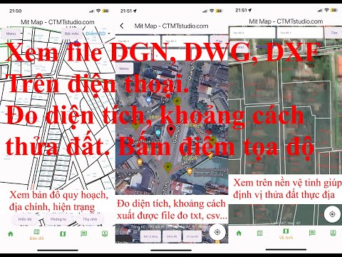 Mit Map: Xem file dgn - đo đạc