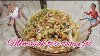 PUNYA TEMPE TERI MASAK RESEP TERI TEMPE JOS BIKIN NAGIH BISA ABISIN NASI SEBAKUL