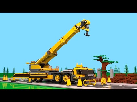 LEGO City Big Crane for Kids, Sven Building His Hut