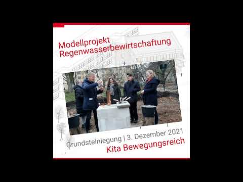 Grundsteinlegung des Erweiterungsbaus in der Kita Bewegungsreich