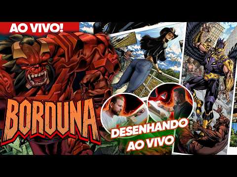 NOVIDADES DE BORDUNA DESENHANDO AO VIVO E SORTEIO