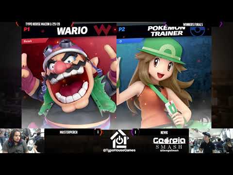 Typo House Macon 1/29/19 - Newk(Wario) Vs MasterPerch(Pokemon Trainer)- WInners Finals