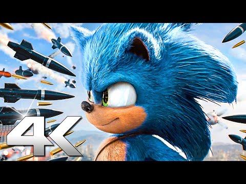 SONIC Vs ROBOTNIK Melhores Cenas de Ação 4K ᴴᴰ