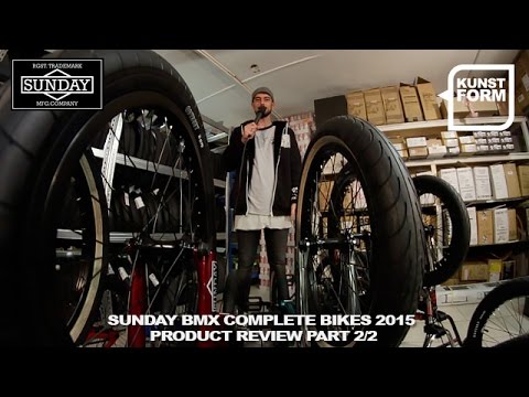 Sunday Bikes 2015 middle class & high end BMX bikes review | with english subtitles