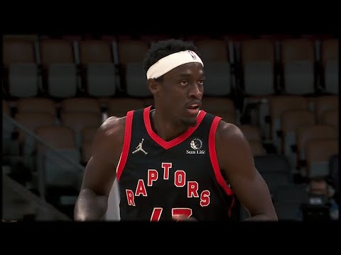 Pascal Siakam DRAINS Back to Back Three's