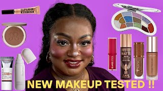 Full Face Using a Mix of High End & Affordable Makeup | Testing NEW LAUNCHES! Are they Worth It?