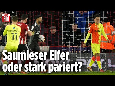 Sheffield-Keeper hält unwahrscheinlichen Elfmeter | Viral Daneben