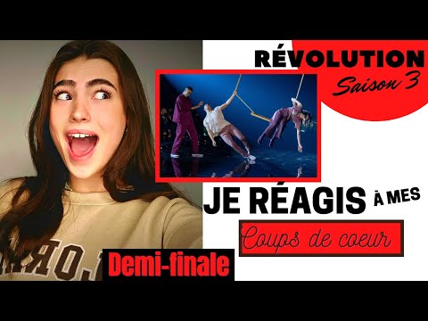 Je réagis à mes coups de cœur Révolution saison 3 - Demi-finale Cindy, Rahman et Yoherlandy