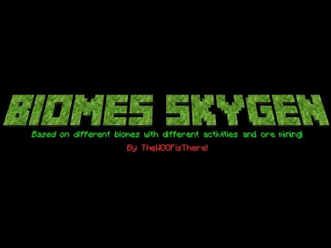 "TheWOOFisThere - Ultimate Biomes Skygen REVEALED!!" #minecraft #skygen