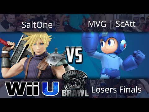 Gwinnett Brawl August 2017 - SaltOne (Cloud) vs MVG | ScAtt (Megaman) - Smash 4 Losers Finals