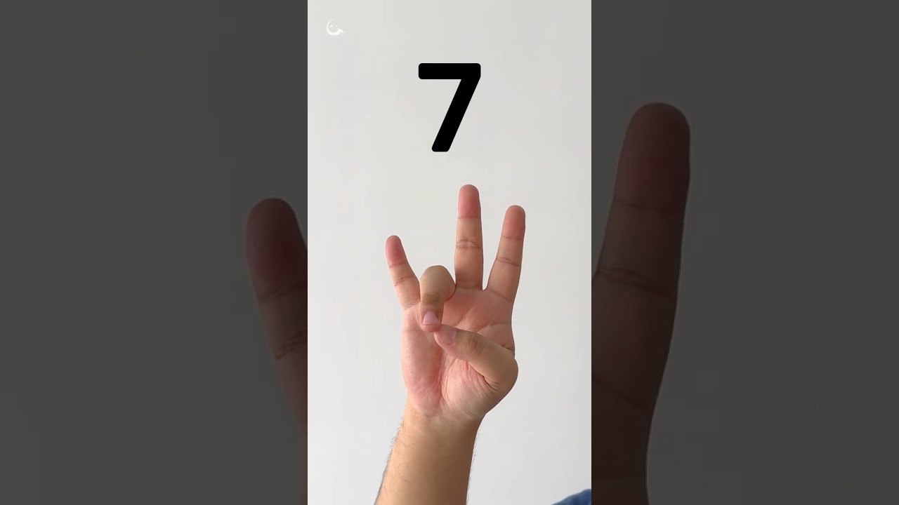 ASL Numbers (1 - 20)