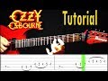 Tutorial Ozzy Osbourne Revelation Mother Earth Guitar Solo Lesson With Tabs