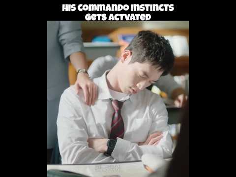 His soldier 🤺 instincts get him into trouble & love ❤️ #kdrama #undercoverhighschool #jinkijoo