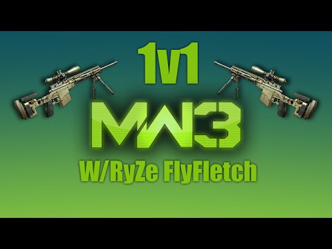 INSANE MW3 1v1 vs RyZe FlyFletch (Call of Duty: Modern Warfare 3 1v1)