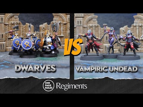 Warhammer Old World Alternative: One Pages Rules Regiments