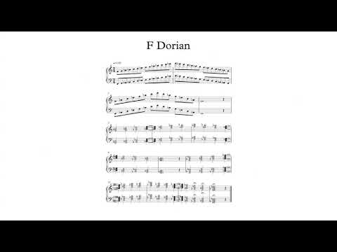 F Dorian Scale and Chords