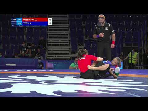 Round 3 Women's GP No-Gi - 60 kg: D. USSENOVA (KAZ) v. A. TOTH (HUN)