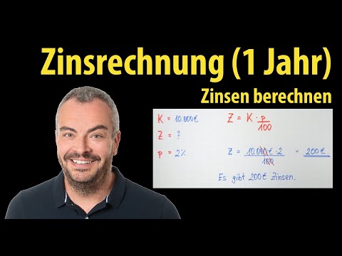 Simple interest calculation (1 year) - Calculate interest