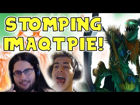 STOMPING IMAQTPIE ON FIRE!!! (LITERALLY BURNING) - ElmilloR