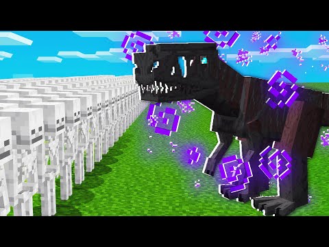 Insane Battle: 1000 Skeletons vs Void Dinosaur!! 🤯