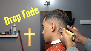 FILIPINO DROP FADE | HAIRCUT TUTORIAL | CROSS DESIGN