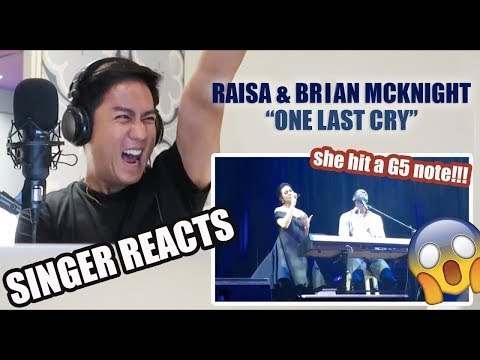 VOCALIST REACTS to Raisa & Brian Mc Knight - One Last Cry