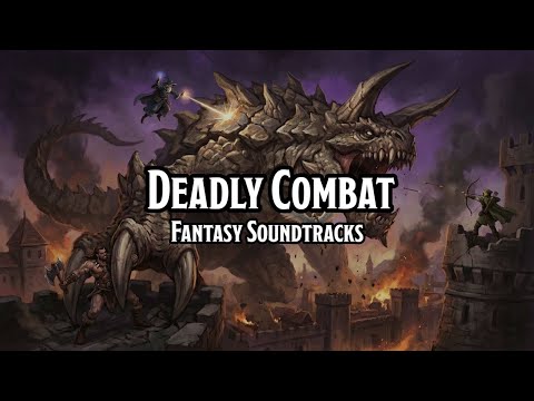 Deadly Combat | D&D/TTRPG Battle/Combat/Fight Music | 1 Hour | Copyright free