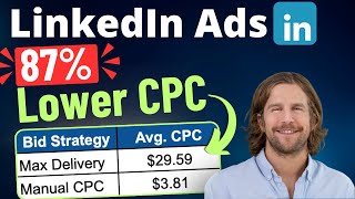 LinkedIn Ads Bidding Test Results (Max Delivery vs. Manual CPC)