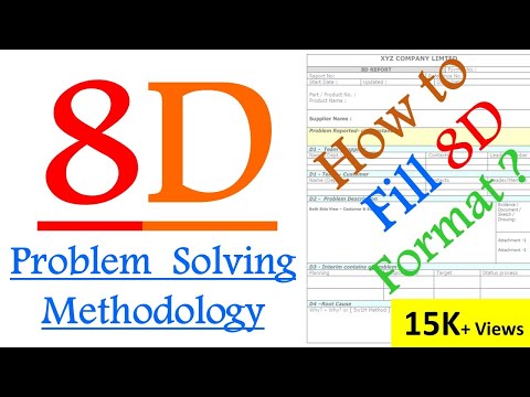What is 8D Problem solving methodology ? | How to fill 8D reports ? [ 8D PROBLEM SOLVING ] 8D Steps Video