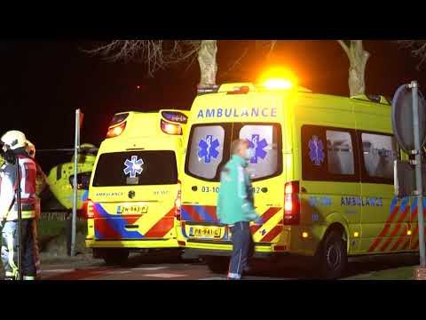 Vijf gewonden na ongeval in Drentse Gieterveen