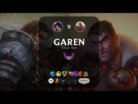Garen Mid vs Jayce - KR Master Patch 13.8