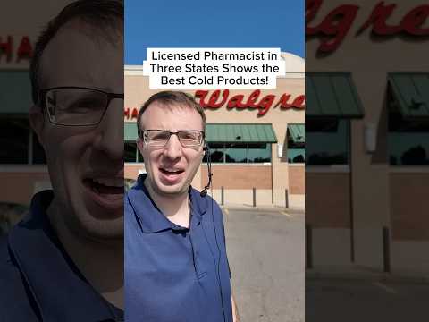 Licensed Pharmacist in Three states shows the BEST cold products!!