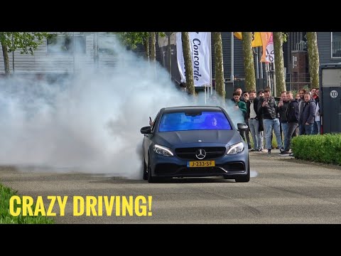 AMG's Leaving Europe's BIGGEST Mercedes AMG Meeting! FAILS, DRIFTS, DONUTS BURNOUTS And MORE!
